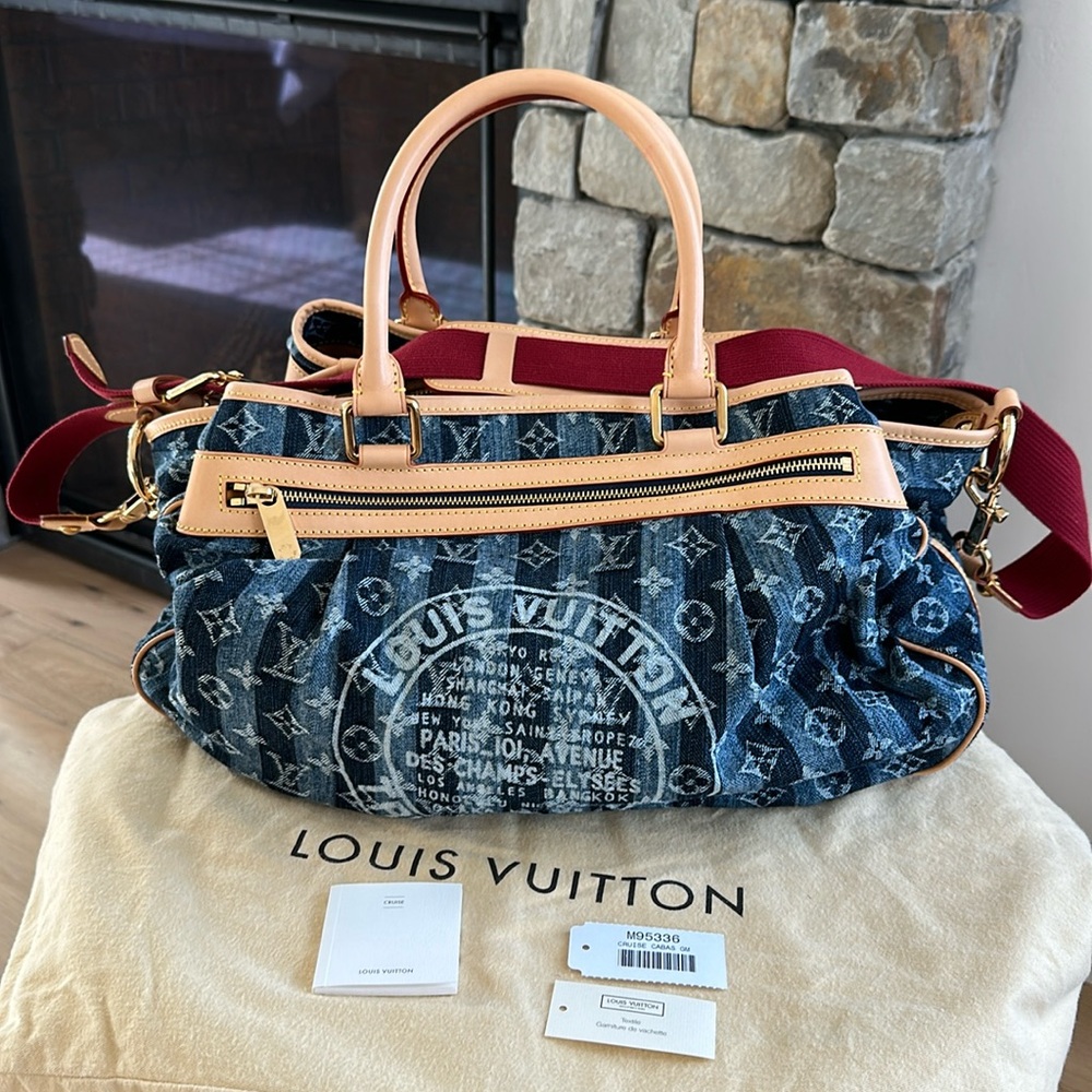 Louis Vuitton Denim Cruise Cabas GM